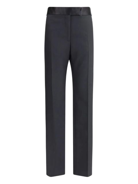 TOM FORD satin-waistband trousers - Black - zdjęcie produktu nr 1