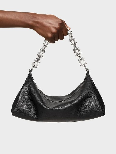 Tous torebka skórzana FOLD kolor czarny 2002306751