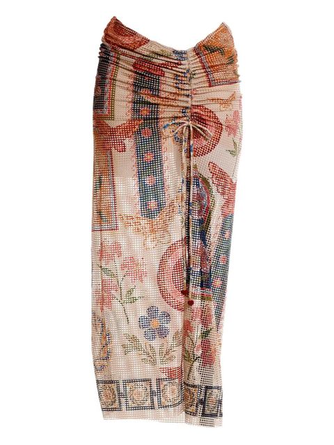 Agua By Agua Bendita Tock Fiore skirt - Neutrals - zdjęcie produktu nr 1