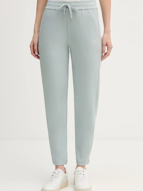 Joop! spodnie dresowe damskie kolor turkusowy gładkie 30100423 - zdjęcie produktu nr 1