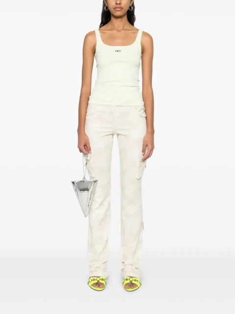 Off-White logo tank top - Neutrals - zdjęcie produktu nr 2