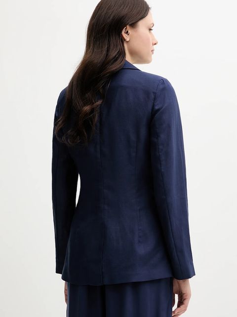 United Colors of Benetton marynarka z domieszką lnu