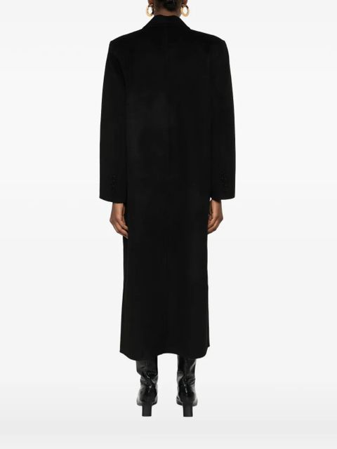 The Frankie Shop Gaia double-breasted coat - Black