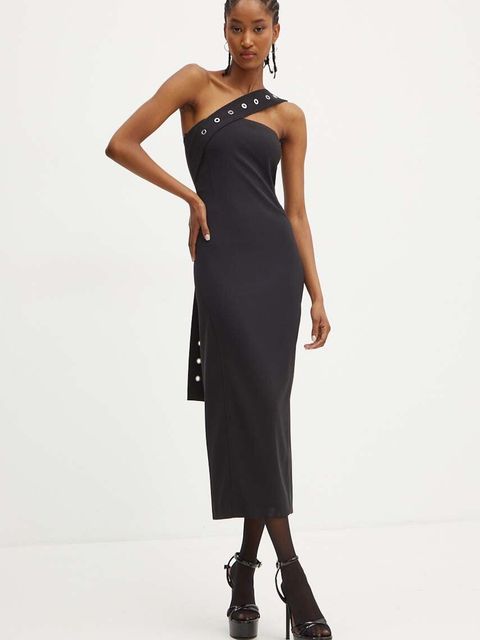 Patrizia Pepe sukienka kolor czarny mini dopasowana 8A1400 A6F5 - zdjęcie produktu nr 2