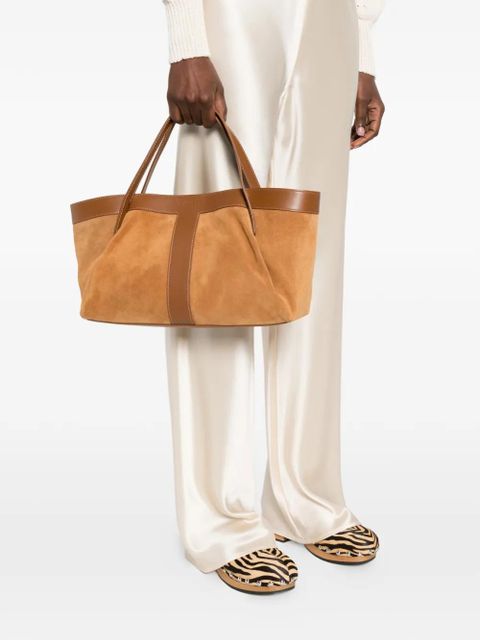 TWINSET Duffle panelled tote bag - Brown - zdjęcie produktu nr 2