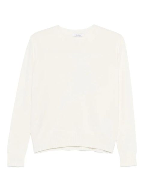Max Mara round-neck long-sleeve sweater - White - zdjęcie produktu nr 1