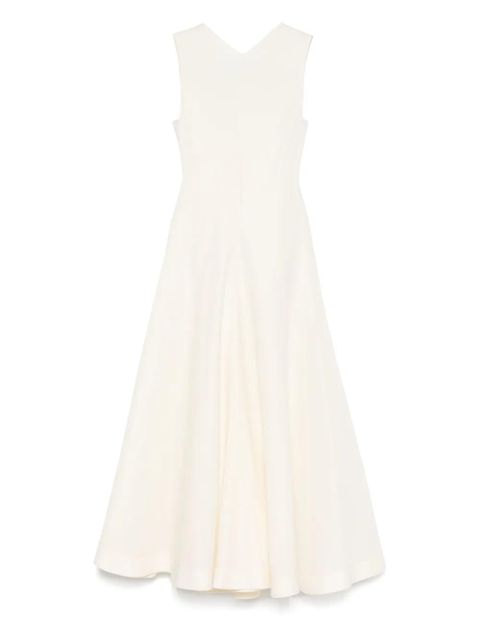 KHAITE Mellie midi dress - Neutrals - zdjęcie produktu nr 1