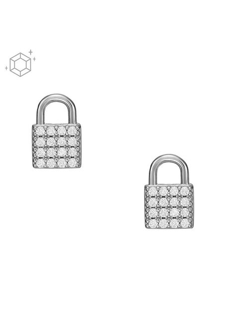 Fossil kolczyki srebrne - zdjęcie produktu nr 1