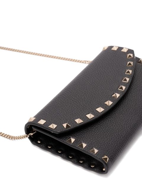 Valentino Garavani rockstud-embellished chain shoulder bag - Black