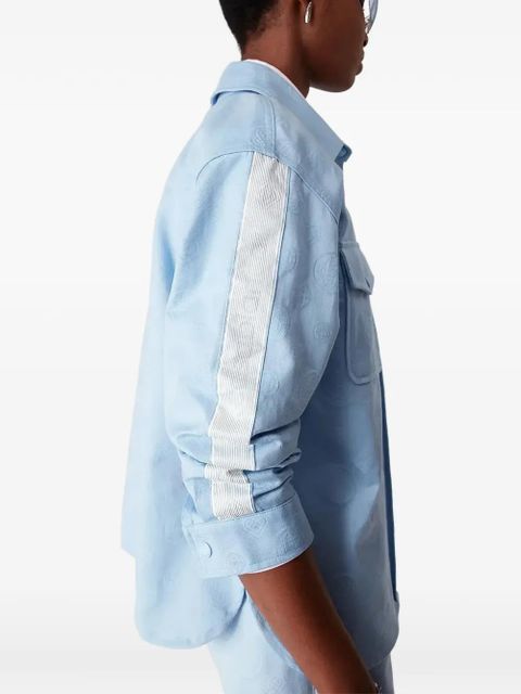 Casablanca patch-pocket stripe shirt - Blue