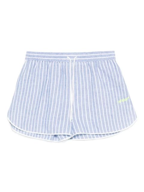 Off-White striped shorts - Blue - zdjęcie produktu nr 1