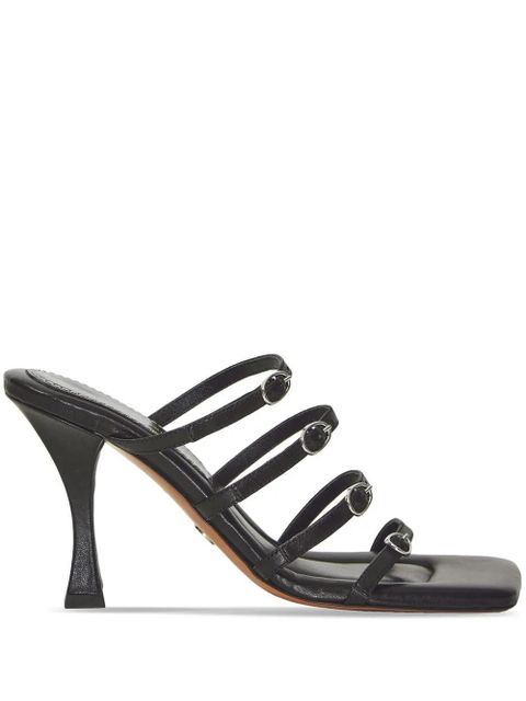 Proenza Schouler 90mm square toe sandals - Black - zdjęcie produktu nr 1
