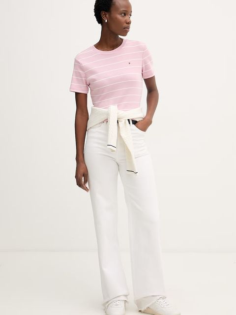 Tommy Hilfiger t-shirt damski bawełniany - zdjęcie produktu nr 1