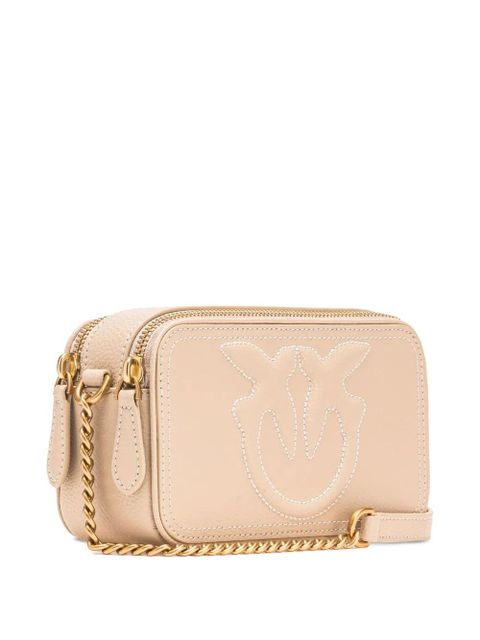 PINKO small logo-embossed cross body bag - Neutrals - zdjęcie produktu nr 2