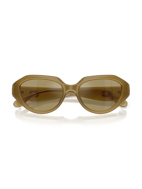 Coach okulary przeciwsłoneczne damskie kolor zielony 0HC8433U