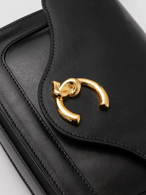 Coccinelle torebka skórzana kolor czarny E1 SSK 15 01 01