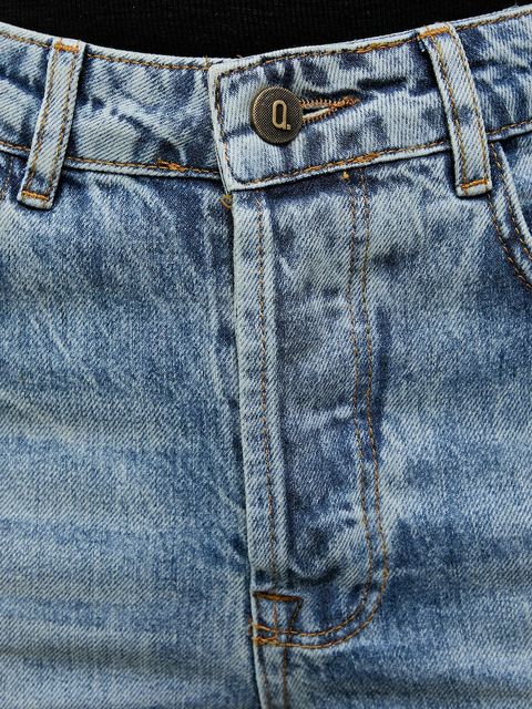 Answear.LAB jeansy bawełniane damskie kolor niebieski