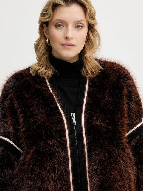 Guess kurtka KATIA kolor brązowy przejściowa W5BL67 W3790