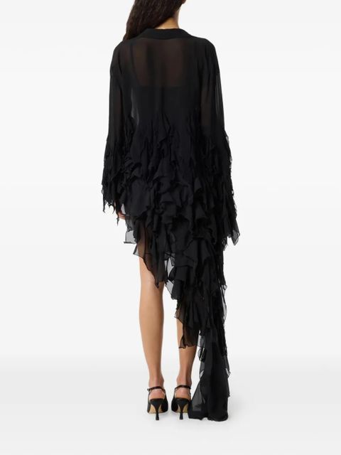 Blumarine ruffled shirt - Black