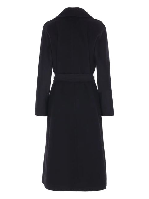 Max Mara belted cashmere double-breasted coat - Black