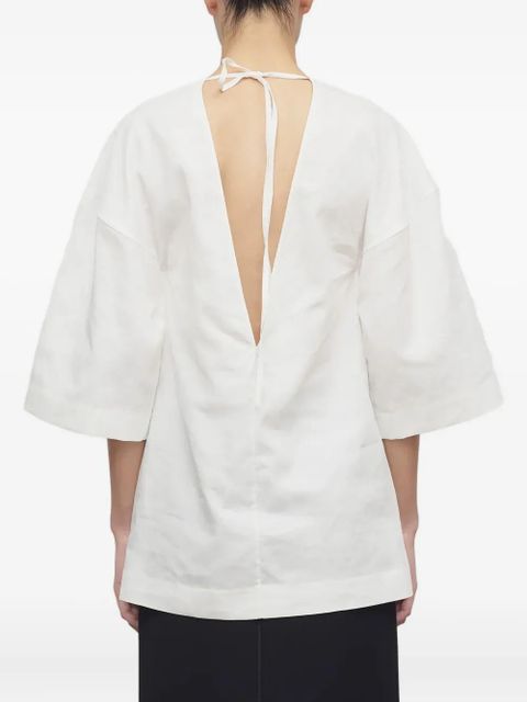 The Row Elna blouse - Neutrals