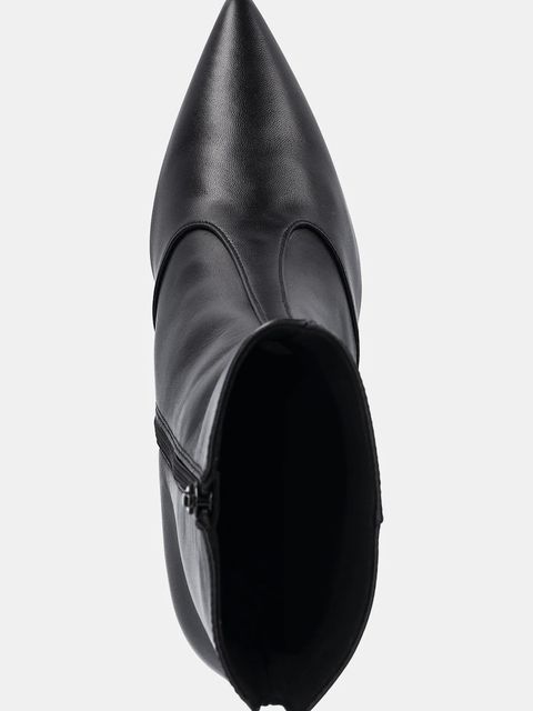 Furla botki skórzane Essential damskie kolor czarny na szpilce YJ98FSN X30000 O6000