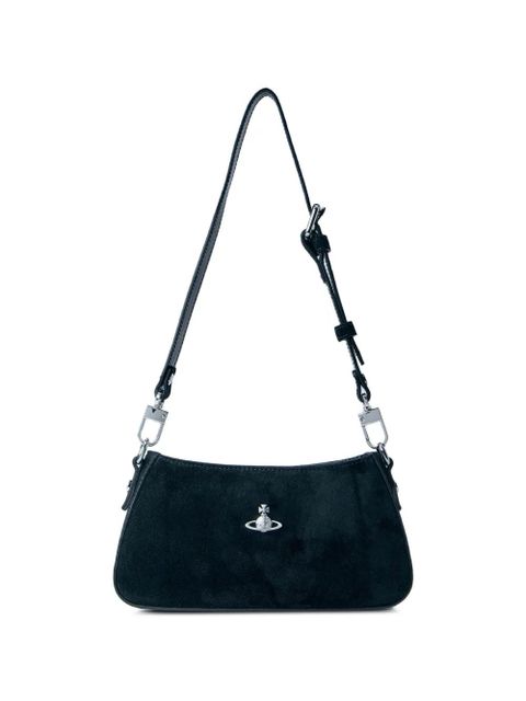 Vivienne Westwood Tasha suede shoulder bag - Black - zdjęcie produktu nr 1