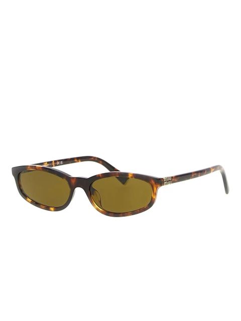 Miu Miu Eyewear cat eye-frame sunglasses - Brown
