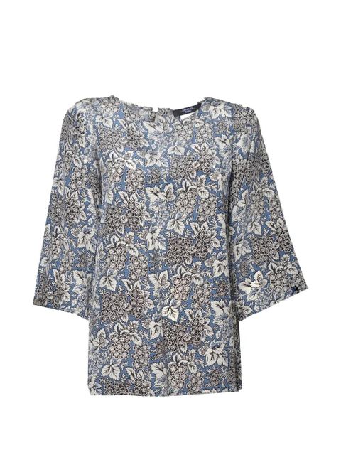 Weekend Max Mara floral-print blouse - Blue - zdjęcie produktu nr 1