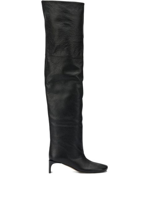 Max Mara 45mm over-the-knee boots - Black - zdjęcie produktu nr 1