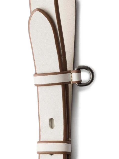 Prada leather belt - Neutrals - zdjęcie produktu nr 2
