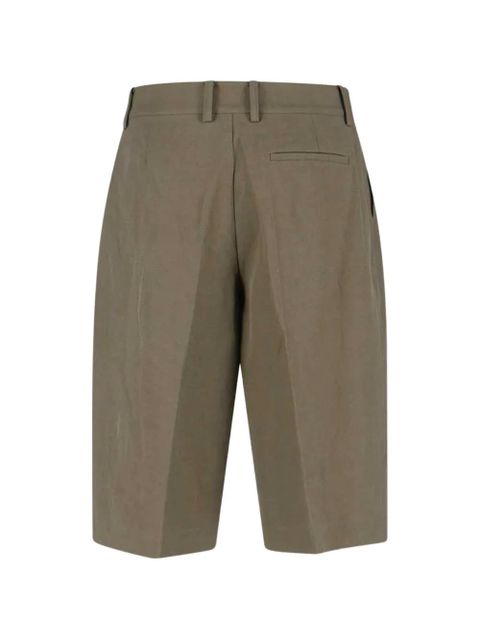 The Frankie Shop Bilbao pleated bermuda shorts - Green - zdjęcie produktu nr 2