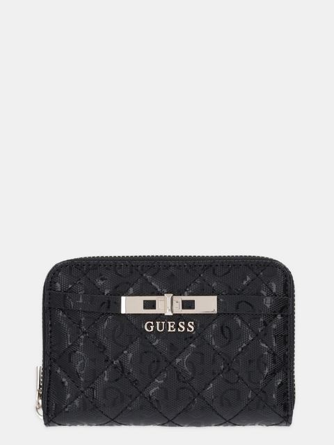 Guess portfel IDRA damski kolor czarny SWGG81 57140