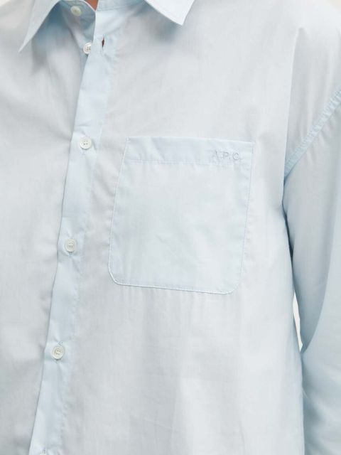 A.P.C. koszula bawełniana chemise boyfriend brodee
