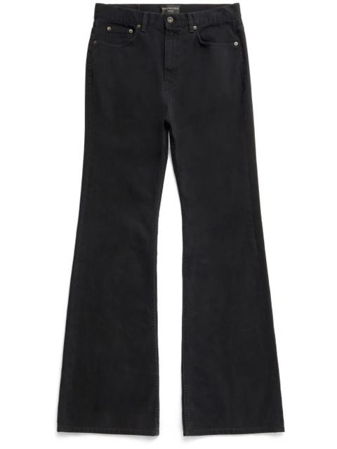 Balenciaga low-rise flared jeans - Black - zdjęcie produktu nr 1