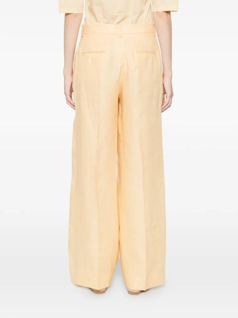 Weekend Max Mara pleated trousers - Yellow