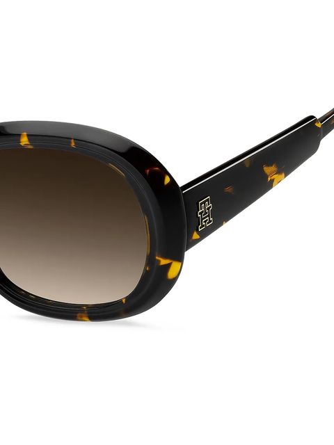 Tommy Hilfiger okulary przeciwsłoneczne damskie kolor czarny TH 2284/S