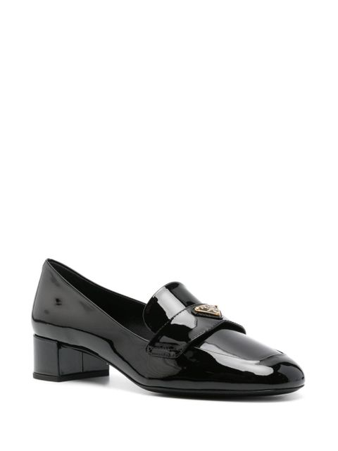 Prada 35mm patent-leather pumps - Black