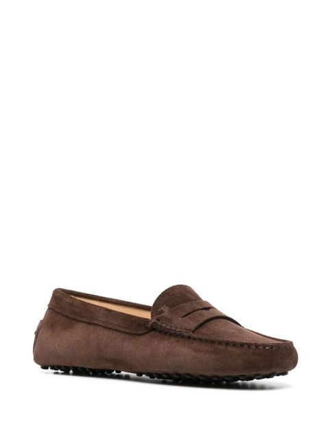 Tod's Gommino suede driving moccasins - Brown