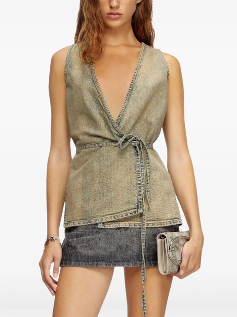 Diesel De-Vern top - Blue