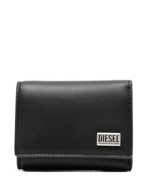 Diesel Biscotto logo-plaque wallet - Black - zdjęcie produktu nr 1