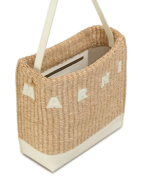 Marni small Museo tote bag - Neutrals