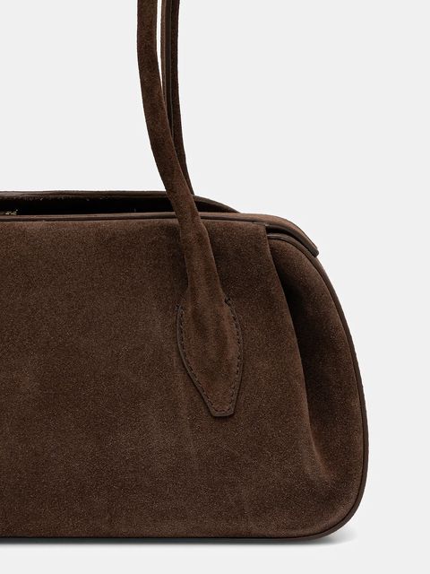 Yuzefi torebka zamszowa OYSTER