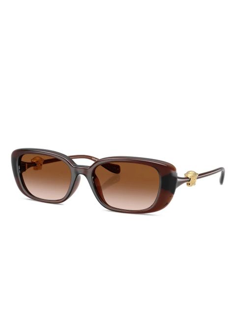 Versace Eyewear Medusa-embellished sunglasses - Brown - zdjęcie produktu nr 2