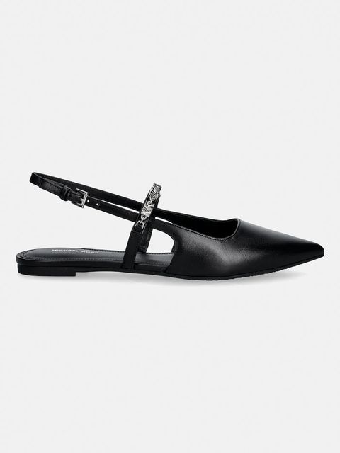 MICHAEL Michael Kors baleriny skórzane Dina Flex Sling Flat - zdjęcie produktu nr 2