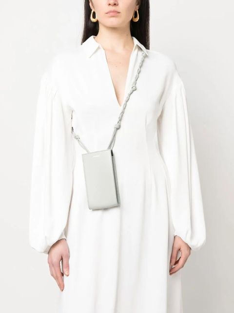 Jil Sander knot-detail small shoulder bag - Green - zdjęcie produktu nr 2