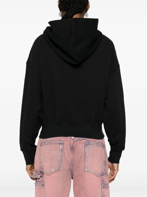AMIRI logo-print cotton hoodie - Black - zdjęcie produktu nr 2