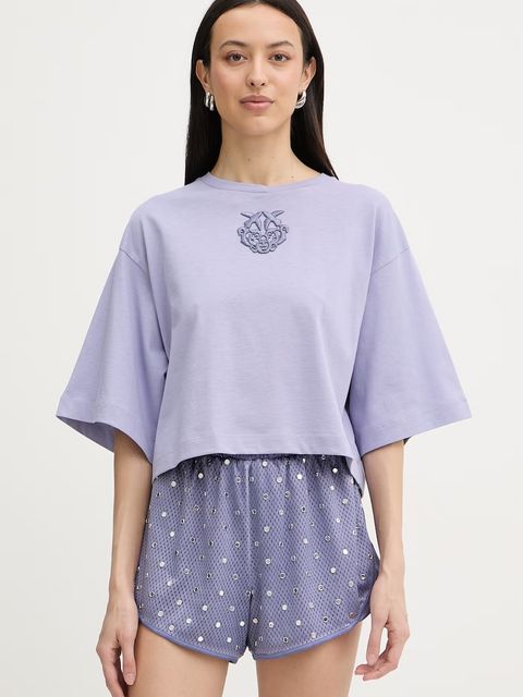 Pinko t-shirt damski bawełniany - zdjęcie produktu nr 2