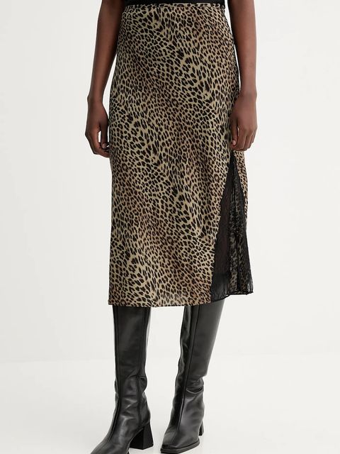 ZADIG&VOLTAIRE spódnica kolor zielony midi rozkloszowana WWSK01622 - zdjęcie produktu nr 1