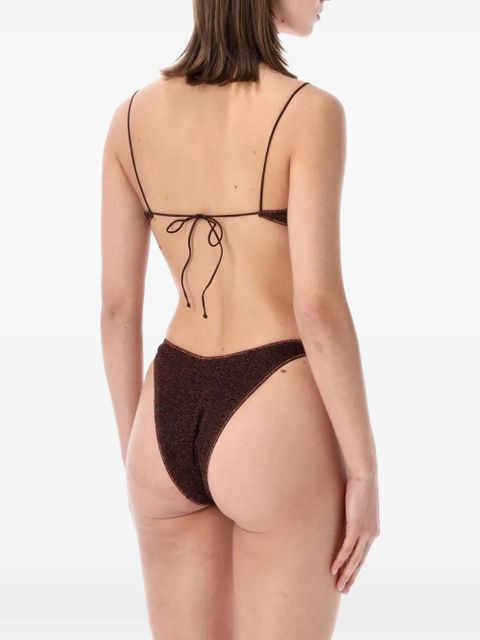 Oséree Lumière balconette bandeau bikini - Brown